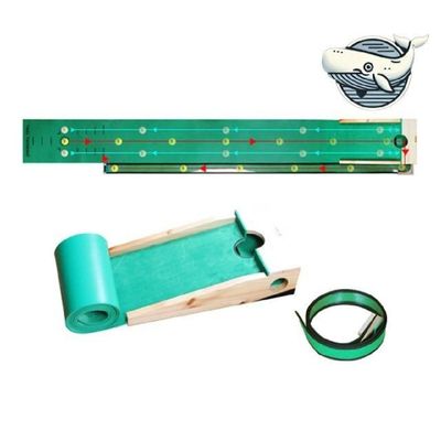 디지털퍼팅연습기 원목 골프 퍼팅 연습기 실내 연습 매트