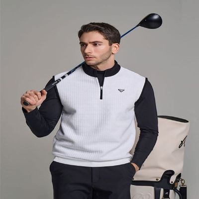 스포츠웨어 DB6505-1M 스포츠골프반집업배색베스트 다운블로우