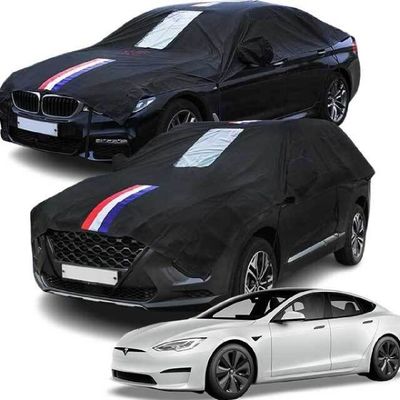 차량커버 테슬라 모델S 블랙박스 자동차커버 성에방지 하프커버