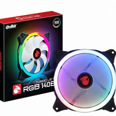 rgb쿨러 쿨링팬 REDBIT TURBO JET FAN 140E 1PACK