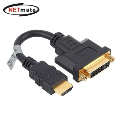 DVI젠더 NETmate HDMI to DVI F 케이블 15cm 양방향