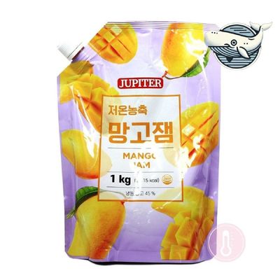 달콤한 망고쨈 리치 과일 내추럴 잼 1kg