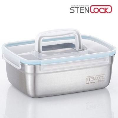 [신상품] 스텐락 BO88WE03 퓨어 핸디 밀폐용기 1호 4800ml