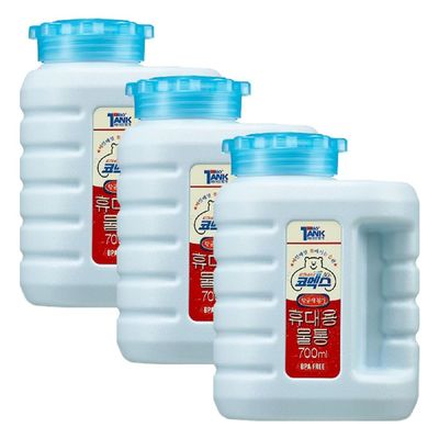 코멕스 HQ72XL53 바이오탱크 항균 휴대용 물통 700ml X 3개