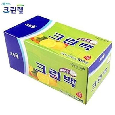 크린랲 DB42KQ08 크린 일회용 위생백 30x45x300매 비닐백 비