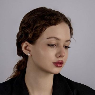 시후주얼리 QD17MR47 SS524E 시뮬럿다이아 6mm 은침 핵진주 실