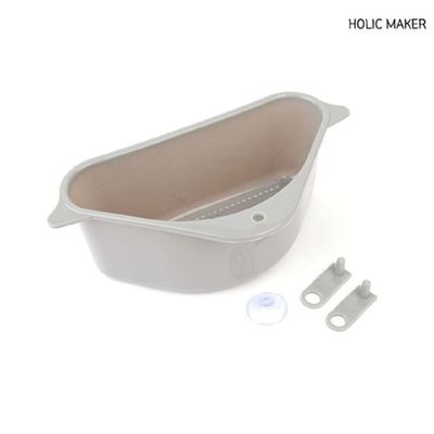 홀릭메이커 KI28TB85 HZT117 싱크대 수납 선반_블루_FREE