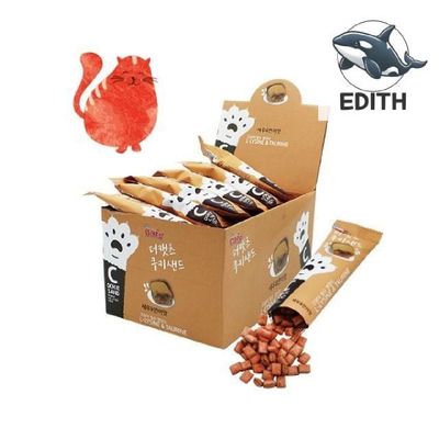 고양이간식 새우 연어맛 고양이 쿠키샌드 20g 30개