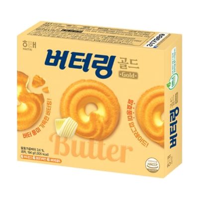 해태 버터링 골드 194gx6개 반박스+사은품 버터링과자 버터링스낵 버터링쿠키 버터쿠키 버