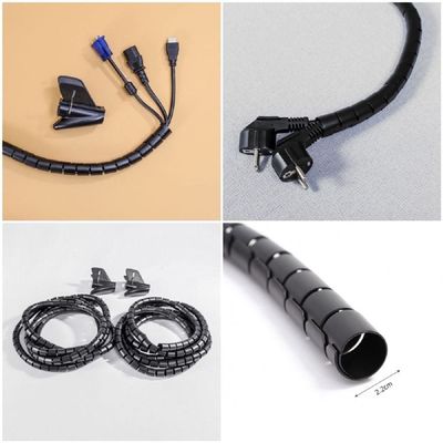 헤리컬밴드 3M 스피드 전선정리 스네이크 커버 2p 22mm 컴퓨터선