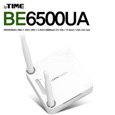 소모품 ipTIME 아이피타임 11be USB 무선 랜카드 BE6500UA