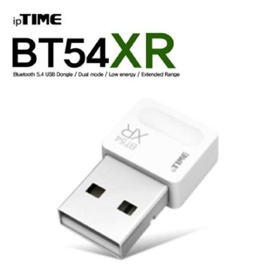 소모품 ipTIME 아이피타임 BT54XR 블루투스 5.4 USB 동글 화이트