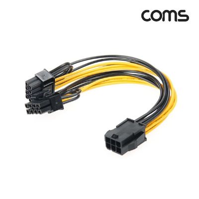 젠더케이블 그래픽 카드 6핀 전원 12V Y형 젠더 케이블