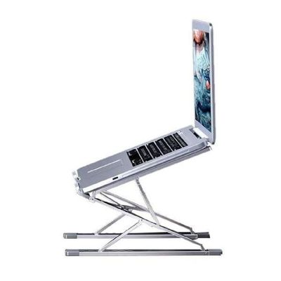 2단거치대 리프트업 메탈릭 노트북 거치대 폴더블 접이식 휴대용