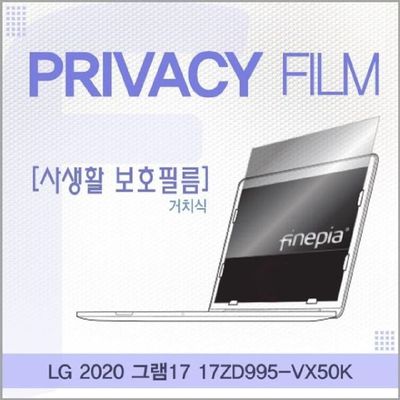 엿보기방지 LG 2020 그램17 17ZD995-VX50K 거치식 정보필름