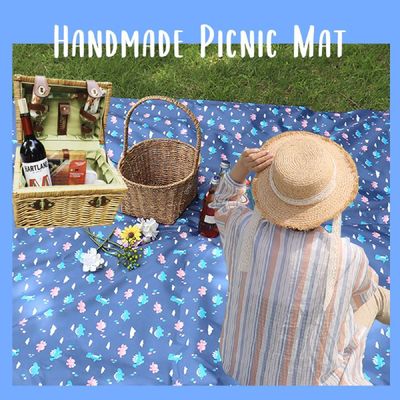 더해피  PO20QS46 양면방수 매트 싱글 식탁/테이블/피크닉 매트