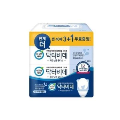 클샙 BD81RE33 깨끗한나라 화장실용 물티슈 닥터비데 46매4개