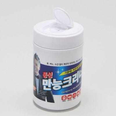 세정물티슈 동성 다용도 만능 세척제 크리너 150매 통형 1개