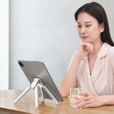 온라인개학 휴대용 논슬립 접이식 노트북 스마트폰 휴대폰 거치대