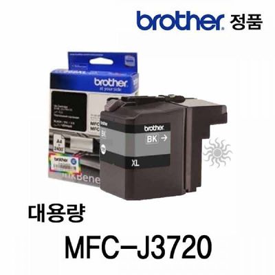 브라더정품 브라더 MFC-J3720 정품잉크 검정