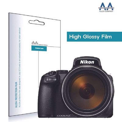 LCD보호필름 ALLDA 니콘 쿨픽스 P1000 고광택 보호필름 국산