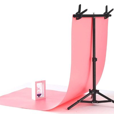 배경지거치대 촬영용 배경지 거치대 스탠드 2size/편리한 집게형
