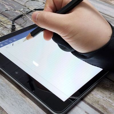 드로잉장갑 그림장갑 드로잉 태블릿 오류 터치방지 반장갑 M