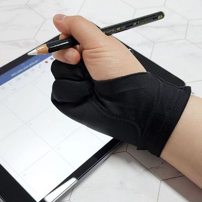 드로잉장갑 태블릿 그림작업 패드 터치방지 반장갑 L