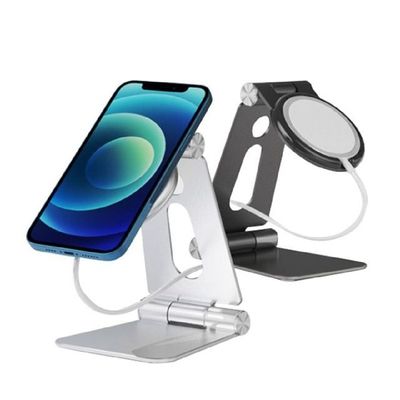 무선충전기거치대 SJ11 멀티앵글 아이폰 맥세이프 메탈릭 접이식 거치대