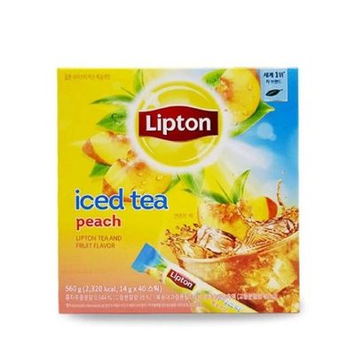 미숫가루 립톤 홍차 아이스티 복숭아맛 여름 피치음료 40T
