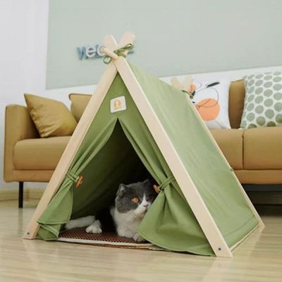 펫텐트 심플 인디언 애견텐트 강아지 고양이 숨숨집 하우스