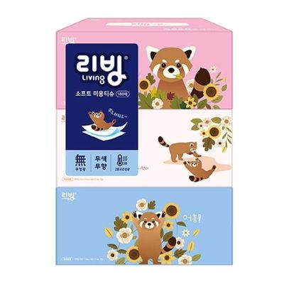 삼정펄프 FR19LS02 리빙 소프트 미용티슈 180매X3개입 3개