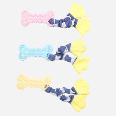 강아지이빨장난감 SUNQ0380 애완동물장난감 뼈다귀로프 바스락 TPR 토이 랜덤