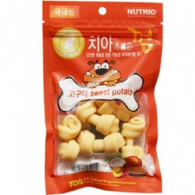 강아지 MDAG4910 개껌 껌 좋은껌 고구마 (80g) 3개 애견간식