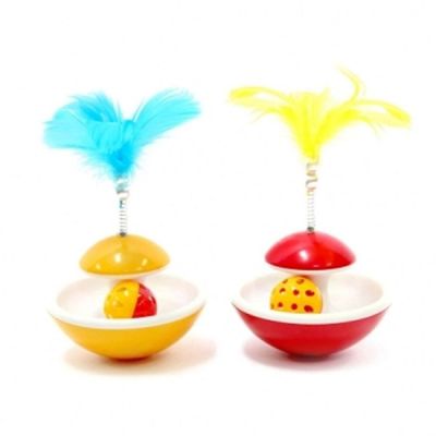 고양이 PLEM9214 노을둥둥섬 토이볼 레드 1P 흥미유발 장난감