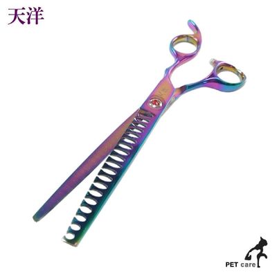 [신상품] 천양 TFYV7353 19발.티타늄코팅 전문가용 요술가위