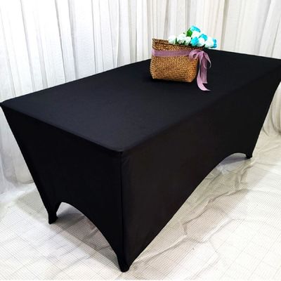 기업PR제품전시 매대천 행사장 테이블 탁자보자기 천 블랙
