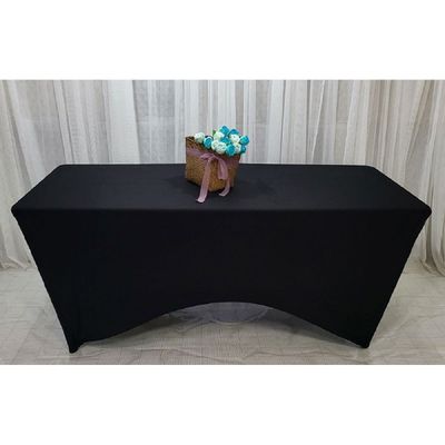 기업PR제품전시 고정형테이블보 듀라용182cmx76cmx74cm 행사전시 검정