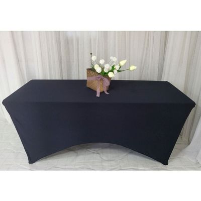 기업PR제품전시 고정형테이블보 듀라전용 182x76 전체덮는 다크네이비