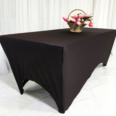 기업PR제품전시 매대천 행사장 테이블 탁자보자기 천 브라운