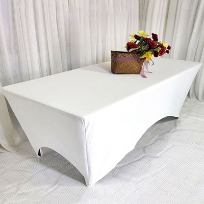 기업PR제품전시 매대천 행사장 테이블 탁자보자기 천 화이트