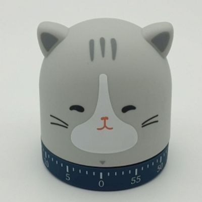 요리스톱워치 아날로그 태엽 쿠킹 타이머 고양이