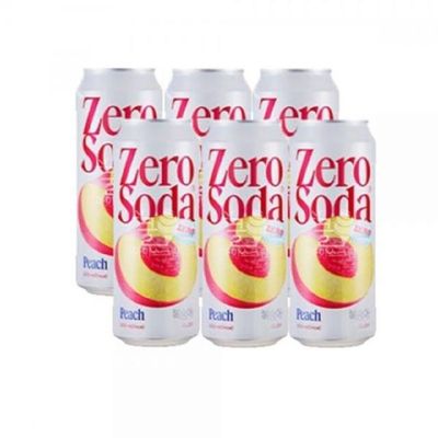 클룹제로소다 500ml 복숭아 클룹 6개 제로소다 제로소