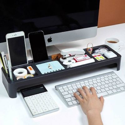 블랙 SF92QV05 오거나이저 데스크테리어 사무실필수템 데스크셋업