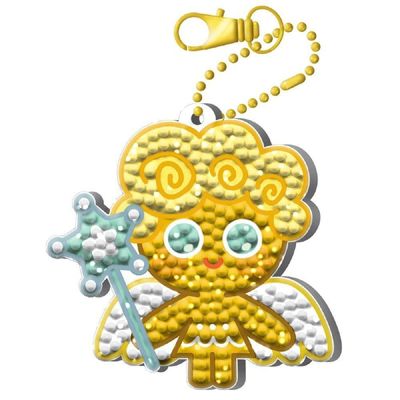 [신상품] 키링 보석십자수 쿠키런 천사맛 쿠키 6X7