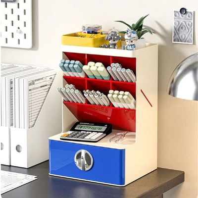 사무실데스크테리어 XD09EZ93 문구 데스크 정리함 데스크셋업_컬러