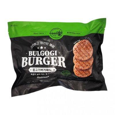 VDF 도나우 불고기버거패티80gX10개 가정용패티 햄버거용패티 햄버거패티 담백패티 육즙패