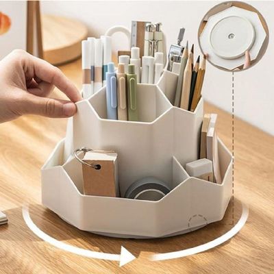 ZZZM RV00DG47 회전 데스크셋업 대용량 1P_파스텔핑크