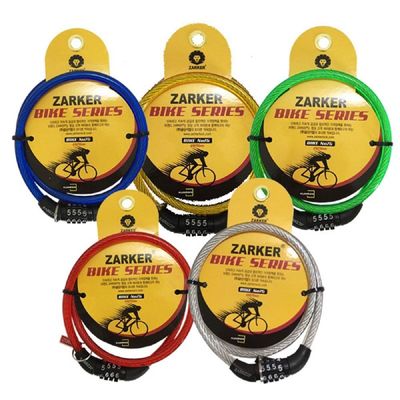 자커 번호식 소형 자전거열쇠 ZKNo75자물쇠 바이크 사이클 zarker 도난방지