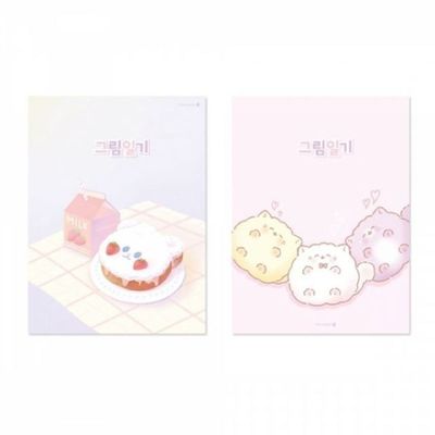 B 2면1일 그림일기장 A4 모닝글로리스프링노트 모닝글